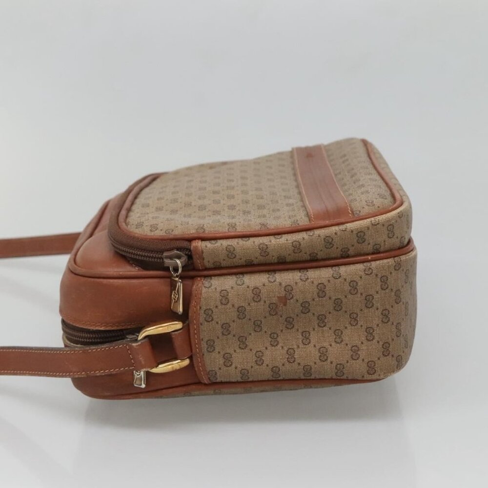 Authentic GUCCI Micro GG Supreme Shoulder Bag PVC Beige Gold 001 115 5443 - Picture 10 of 16